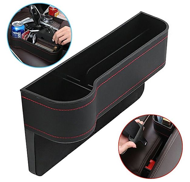 Bolwins Organizer A46D Autositz Lücke AufbewahrungBox Leder Tasche Organize günstig online kaufen