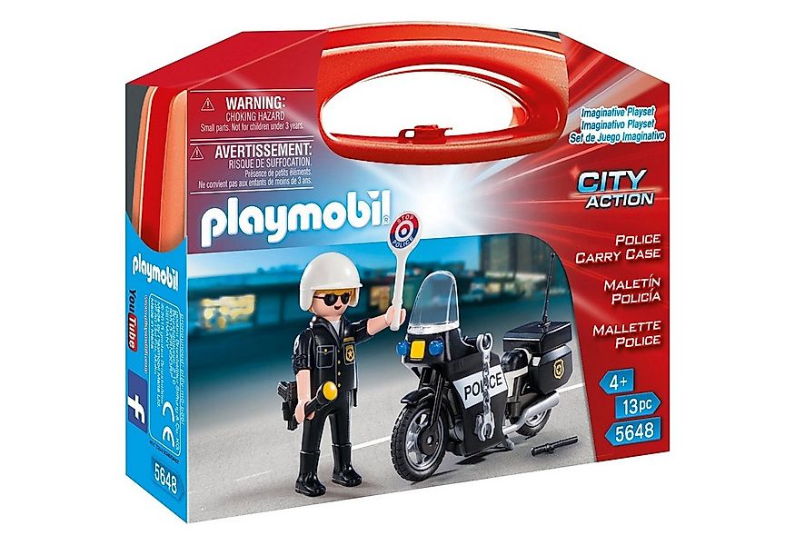 Playmobil® 5648 City Action Kleiner Polizei-Mitnehmkoffer Konstruktions-Spi günstig online kaufen