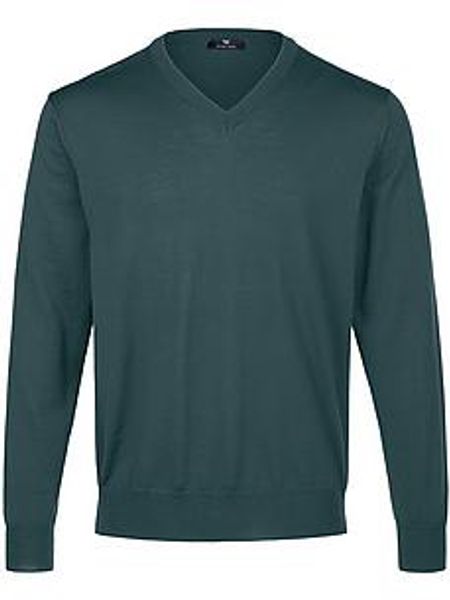V-Pullover Peter Hahn türkis günstig online kaufen