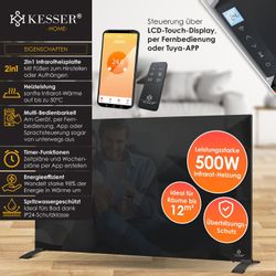 KESSER Paneelheizkörper, Infrarotheizung Glaskonvektor Glasheizung Energies günstig online kaufen