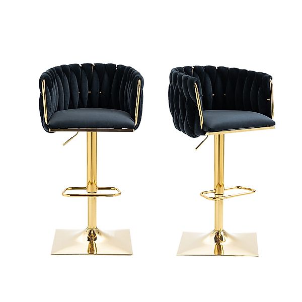 KLAM HOME Barhocker Vintage Barstühle (2 günstig online kaufen