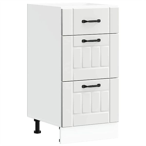 vidaXL Küchen-Unterschrank Lucca Weiß Holzwerkstoff 854230 günstig online kaufen