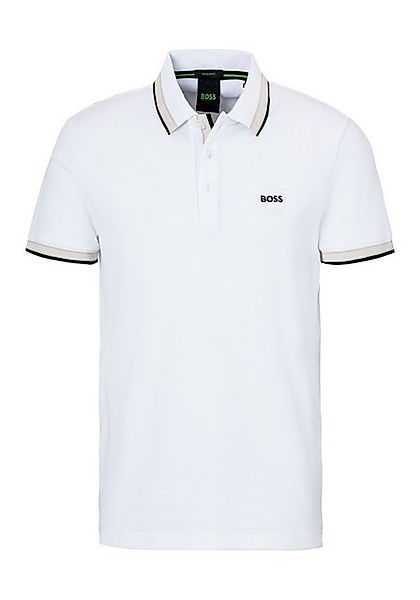 BOSS GREEN Poloshirt Paddy mit kontrastfarbenen Streifen am Kragen günstig online kaufen