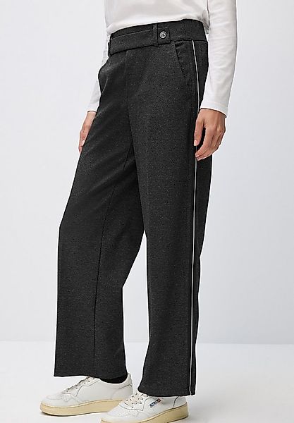 STREET ONE Stoffhose QR Straight Leg Mela mit Tape und seitlichen Taschen günstig online kaufen