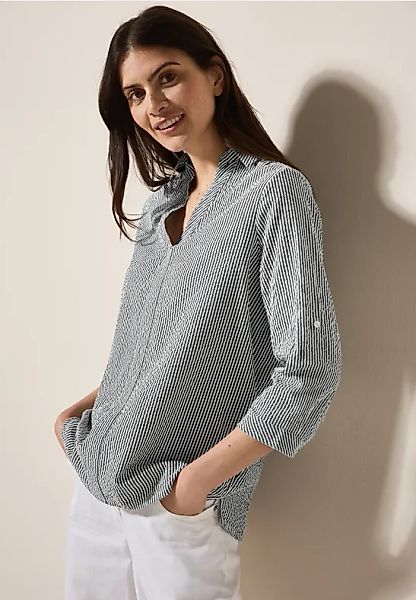 CECIL Gestreifte Seersucker Bluse günstig online kaufen