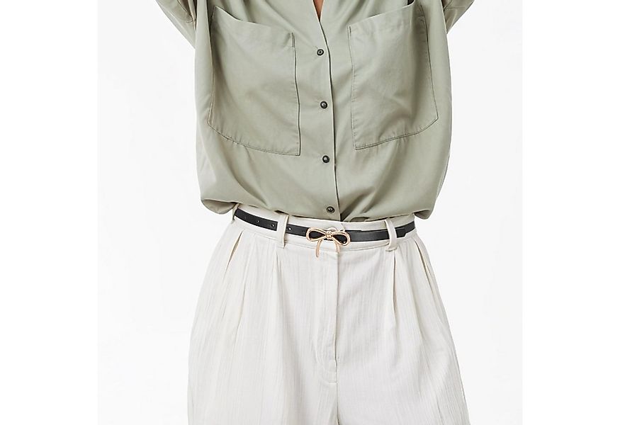 Coonoor Taillengürtel Einfarbiges Klassisches Elastischer Gürtel mit Schlei günstig online kaufen