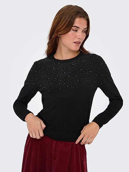 ONLY Rundhalspullover ONLANABELLA LS BLING O-NECK KNT günstig online kaufen