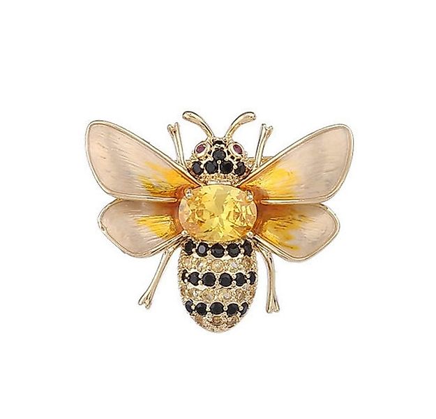 FOUORTUNATE-BEE Brosche Kristall-Bienenbrosche mit Geschenkbox für Damen günstig online kaufen