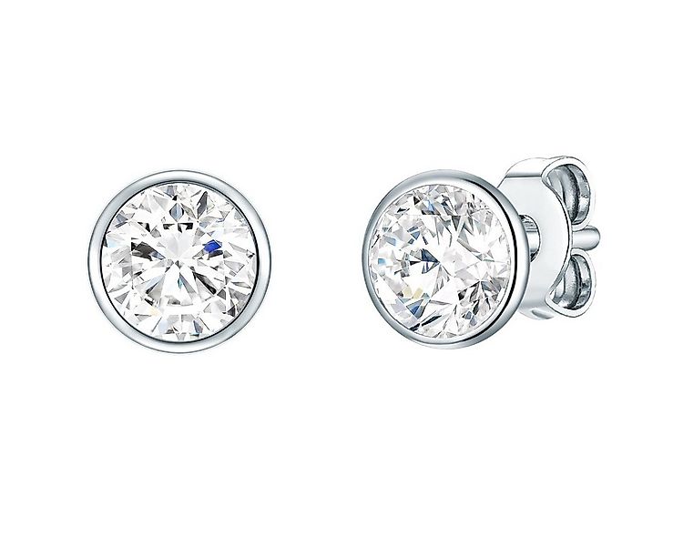 Eastside Paar Ohrstecker Ohrringe aus Edelstahl, mit Zirkonia für Frauen günstig online kaufen