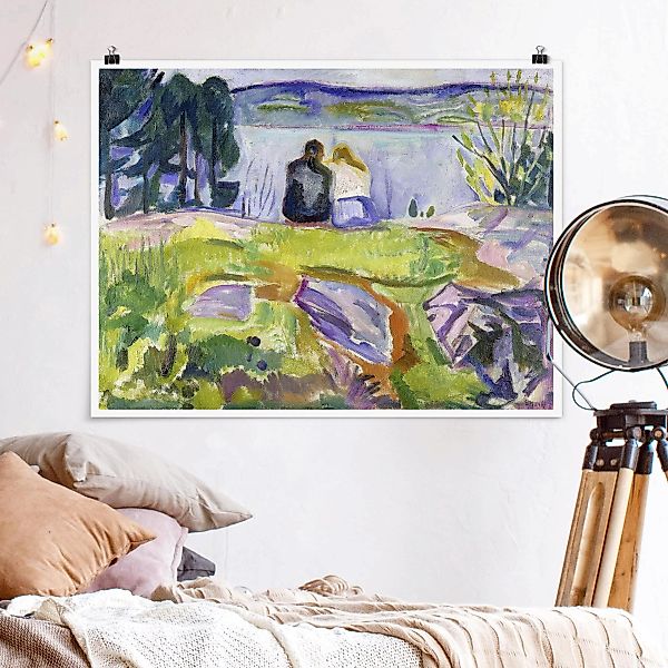 Poster Kunstdruck - Querformat Edvard Munch - Frühling günstig online kaufen