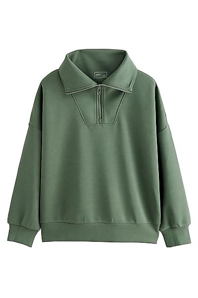 Next Sweater Active Sweatshirt mit viertellangem günstig online kaufen