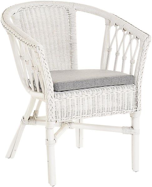 Krines Home Sessel Stapelbarer Rattansessel Bistro günstig online kaufen