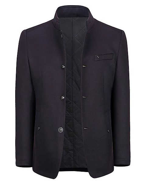 Allthemen Kurzmantel Herren Manteljacke mit Stehkragen Wollmantel Winter Bu günstig online kaufen