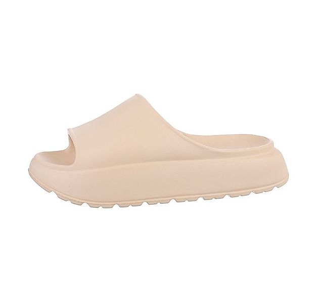 Ital-Design Damen Mules Freizeit Plateausandaletten (85878244) Flach Pantol günstig online kaufen