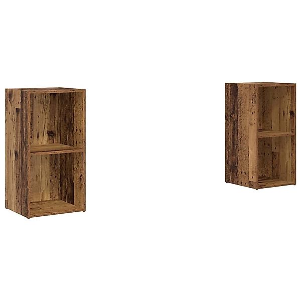 vidaXL TV-Schrank-Set 2-Tlg Altholz 72 x 35 x 36,5 cm Holzwerkstoff 3393558 günstig online kaufen