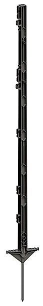 Kerbl Weidenzaun Vollkunststoffpfahl 105 cm, anthrazit, günstig online kaufen