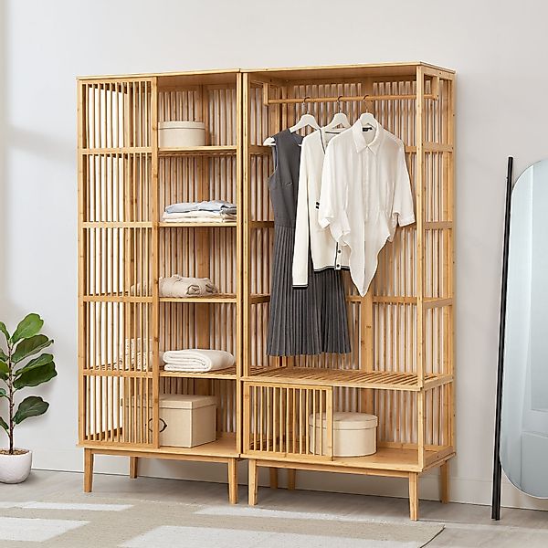 en.casa Garderoben-Set, (2-St., bestehend aus 1 günstig online kaufen