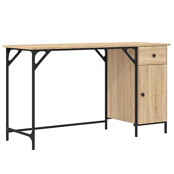vidaXL Computertisch Sonoma-Eiche 131x48x75 cm Holzwerkstoff 836219 günstig online kaufen
