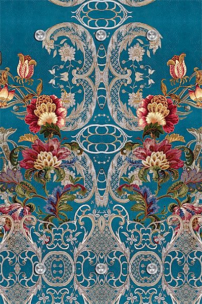 queence Garderobenleiste "Blumen" mit 6 Haken, 80 x 120 cm günstig online kaufen