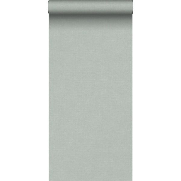 Sanders & Sanders Tapete Leinen-Optik Graugrün 53 Cm X 10 M - 640427 günstig online kaufen