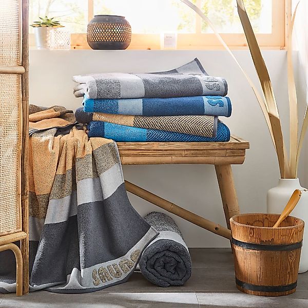 Dyckhoff Saunatuch Saunatuch SaunaStripe, Walkfrottee (1-St) günstig online kaufen