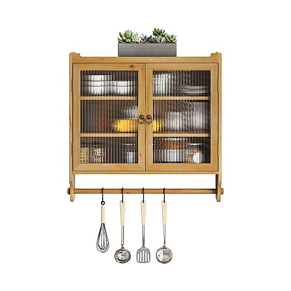 OKWISH Hängeschrank Wandhängeschrank,Glas-Wandregal (Vintage 63 cm günstig online kaufen
