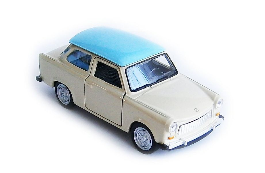 Welly Modellauto TRABANT 601 Modellauto 11,5cm Trabi Modell Auto 14 (Creme- günstig online kaufen