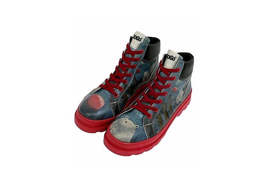 DOGO Adriana Bear With A Balloon Damen Stiefeletten Winterboots Handgeferti günstig online kaufen