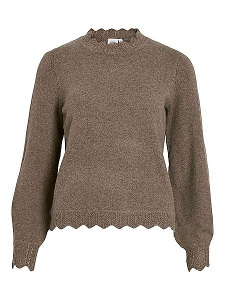 Vila Strickpullover Weicher Strickpulli in aktuellem Design (1-tlg) VINIKOL günstig online kaufen