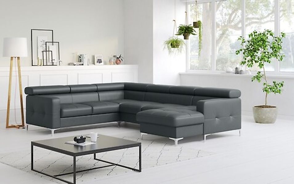 COTTA Wohnlandschaft »Sammy U-Form« mit Kopfteilverstellung, wahlweise mit günstig online kaufen