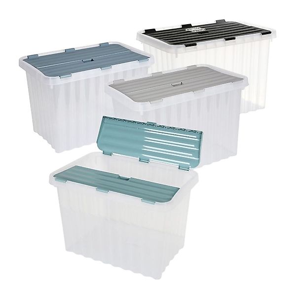 Jelenia Plast Aufbewahrungsbox Wellenbox m.Klappdeck.88L ca.60x45xH45cm günstig online kaufen
