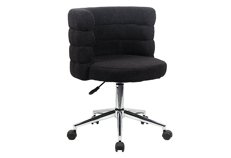 SVITA Schreibtischstuhl CLOUD, Bezug aus Teddyboucle, Drehstuhl, Rollen, Hö günstig online kaufen