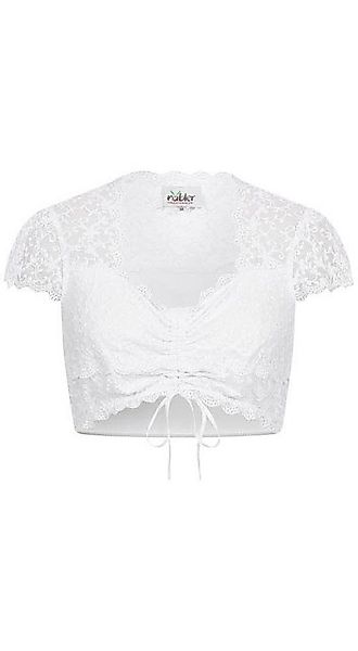 Nübler Dirndlbluse Dirndlbluse Kurzarm Lisa in Weiß von Nübler günstig online kaufen