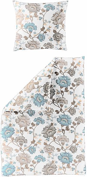 BIERBAUM Bettwäsche "3981" Seersucker, 100 % Baumwolle, pflegeleicht, flora günstig online kaufen