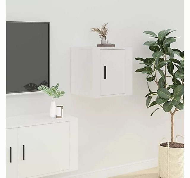 furnicato TV-Schrank TV-Wandschrank Weiß 40x34,5x40 cm günstig online kaufen