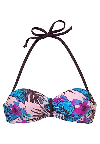 Venice Beach Bandeau-Bikini-Top "Marly", mit tropischem Print günstig online kaufen