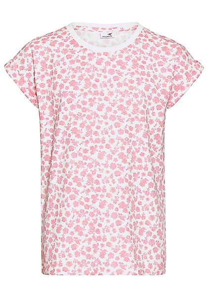 KangaROOS T-Shirt Allover-Muster Kurzarm, bequeme Passform, günstig online kaufen