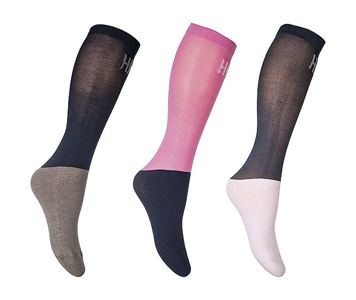 HKM Reitsocken Socken -Microcotton Colour- 3er günstig online kaufen