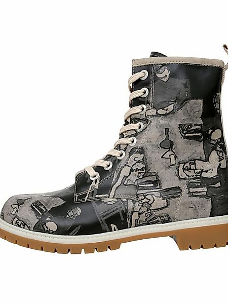 DOGO Schnürboots "Boots Supper Blackwhite Damen Boots / Female", Vegan günstig online kaufen