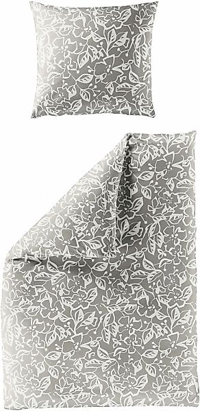 BIERBAUM Bettwäsche "4174" 2 Stk. Mako-Satin, 100 % Baumwolle, pflegeleicht günstig online kaufen