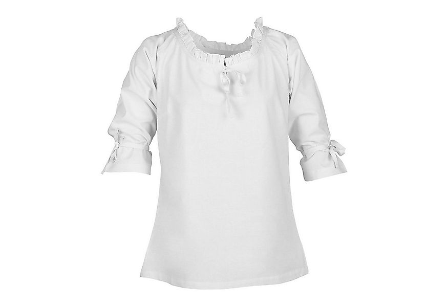 Battle Merchant Burgfräulein-Kostüm Mittelalter Bluse Birga mit 3/4 Arm, we günstig online kaufen