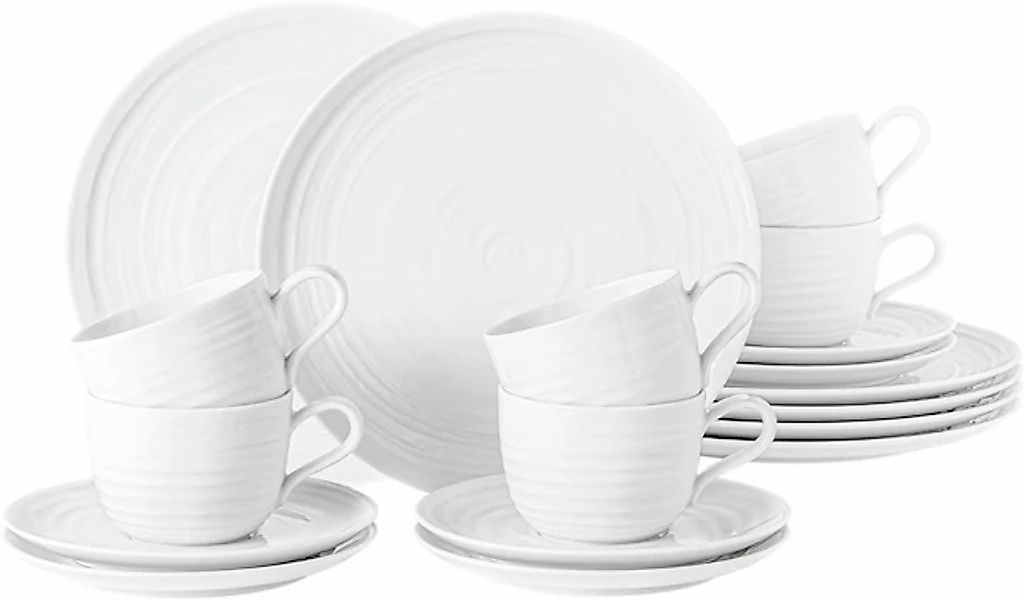 Seltmann Weiden Kaffeeservice »Geschirr-Set, Service Terra« Tassen, Teller, günstig online kaufen