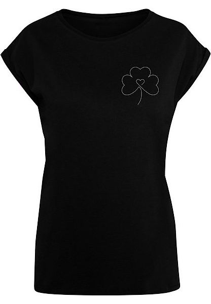 Merchcode T-Shirt Merchcode Damen Ladies Spring - Leaf Clover Flower T-Shir günstig online kaufen