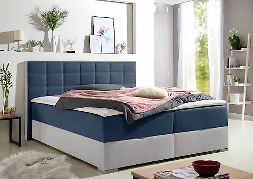 Maintal Boxspringbett mit Bettkasten und Topper günstig online kaufen