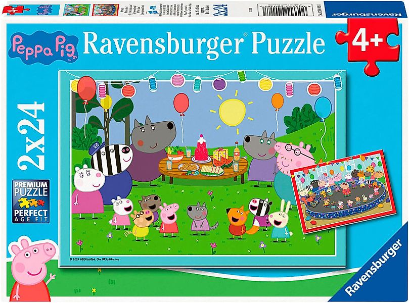 Ravensburger Puzzle Partyzeit!, 48 Puzzleteile, 2x24 günstig online kaufen