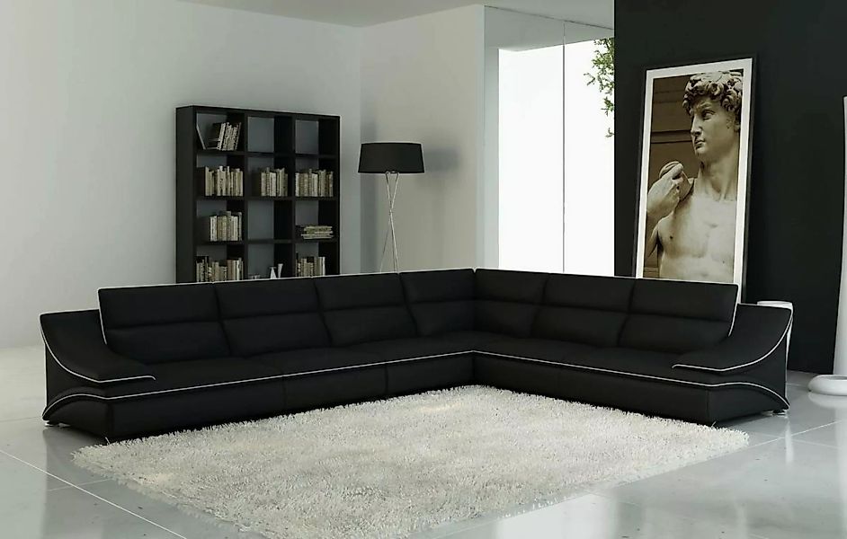 Xlmoebel Sofa Leder-Sofa Eckcouch Wohnlandschaft Ecksofa Eckgarnitur Modern günstig online kaufen