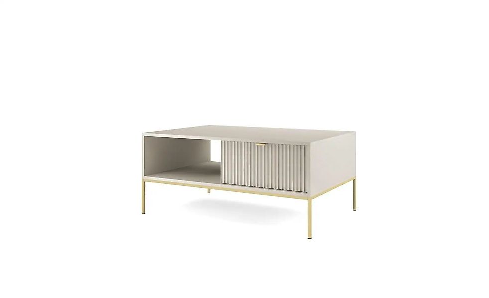 Couchtisch  Nova ¦ beige ¦ Maße (cm): B: 104 H: 46 Tische > Couchtische > C günstig online kaufen