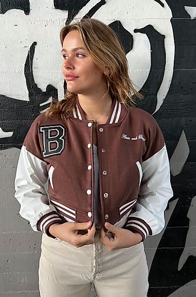 Worldclassca Collegejacke Worldclassca Damen Crop Collegejacke günstig online kaufen