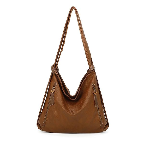 ITALYSHOP24 Schultertasche Damen Rucksack Handtasche Schultertasche, günstig online kaufen