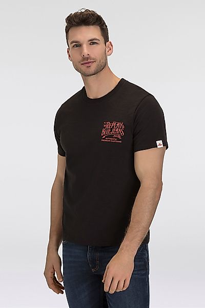 Replay T-Shirt mit Rückenprint günstig online kaufen